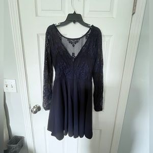 Juniors CITY VIBE midi, long sleeved, formal dress from Dilliard’s